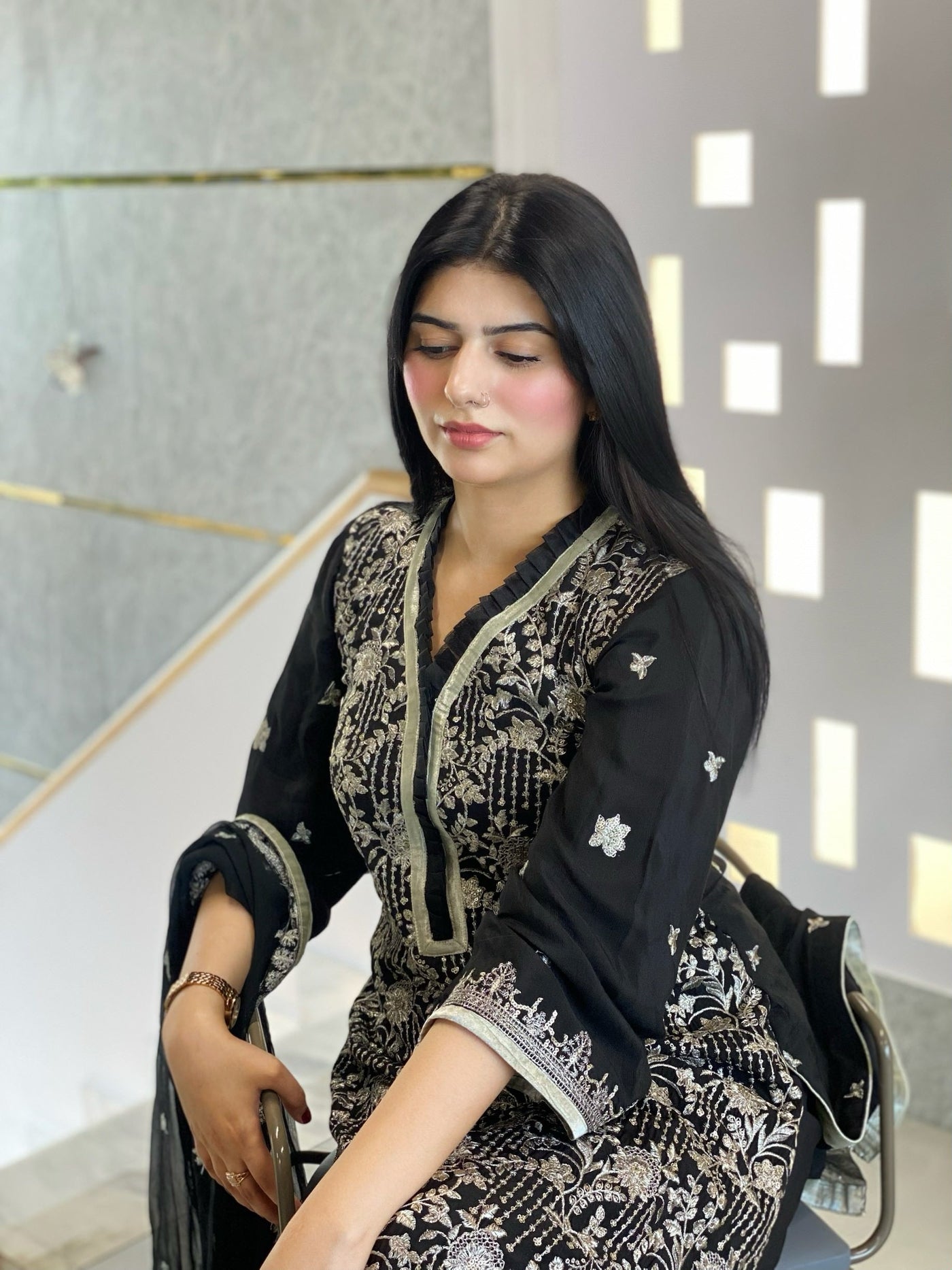 MBM-03 EMBROIDERED CHIFFON | 3 PCS