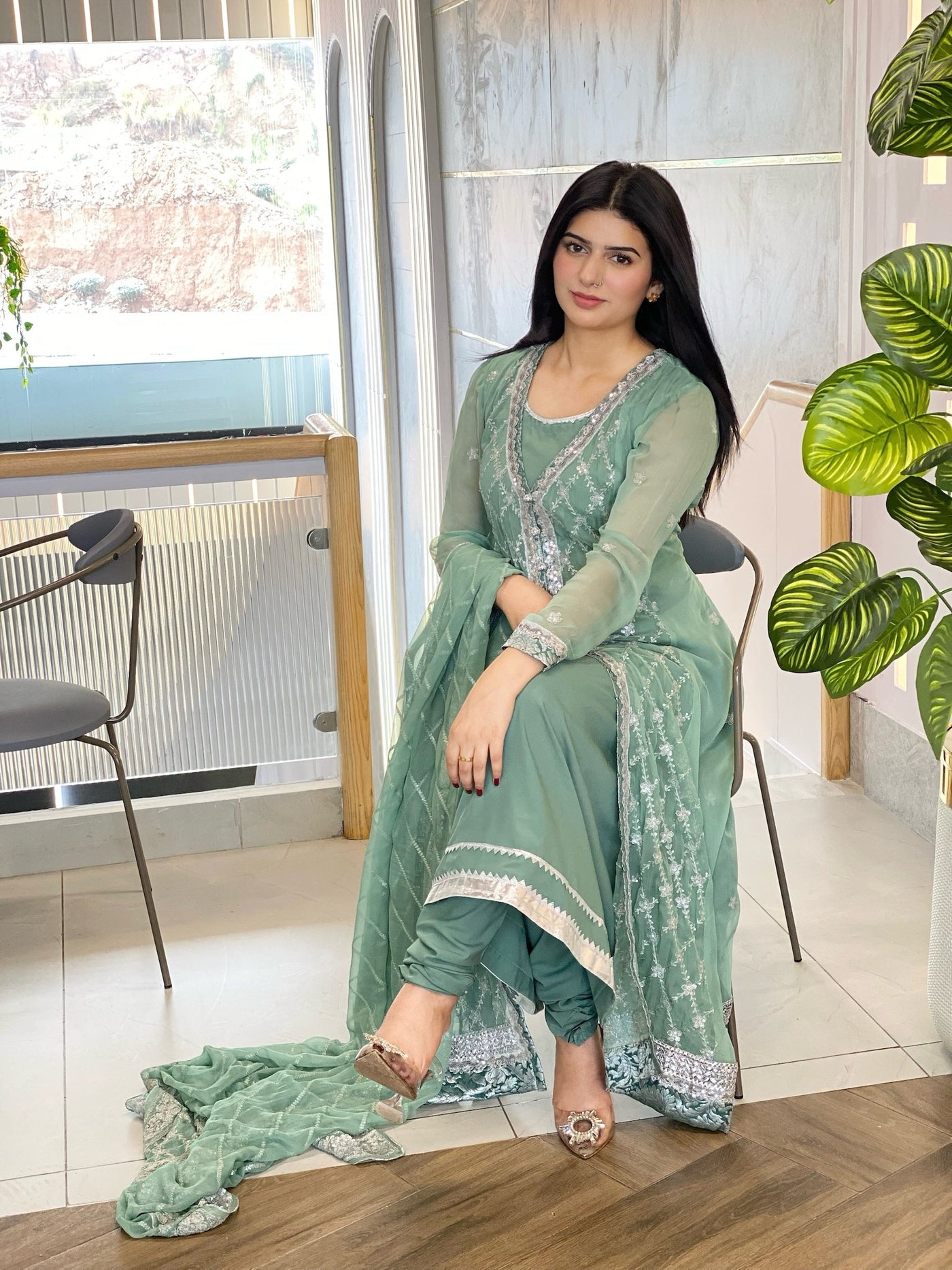 MBM-01 EMBROIDERED CHIFFON | 3 PCS