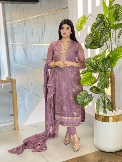 MBM-02 EMBROIDERED CHIFFON | 3 PCS