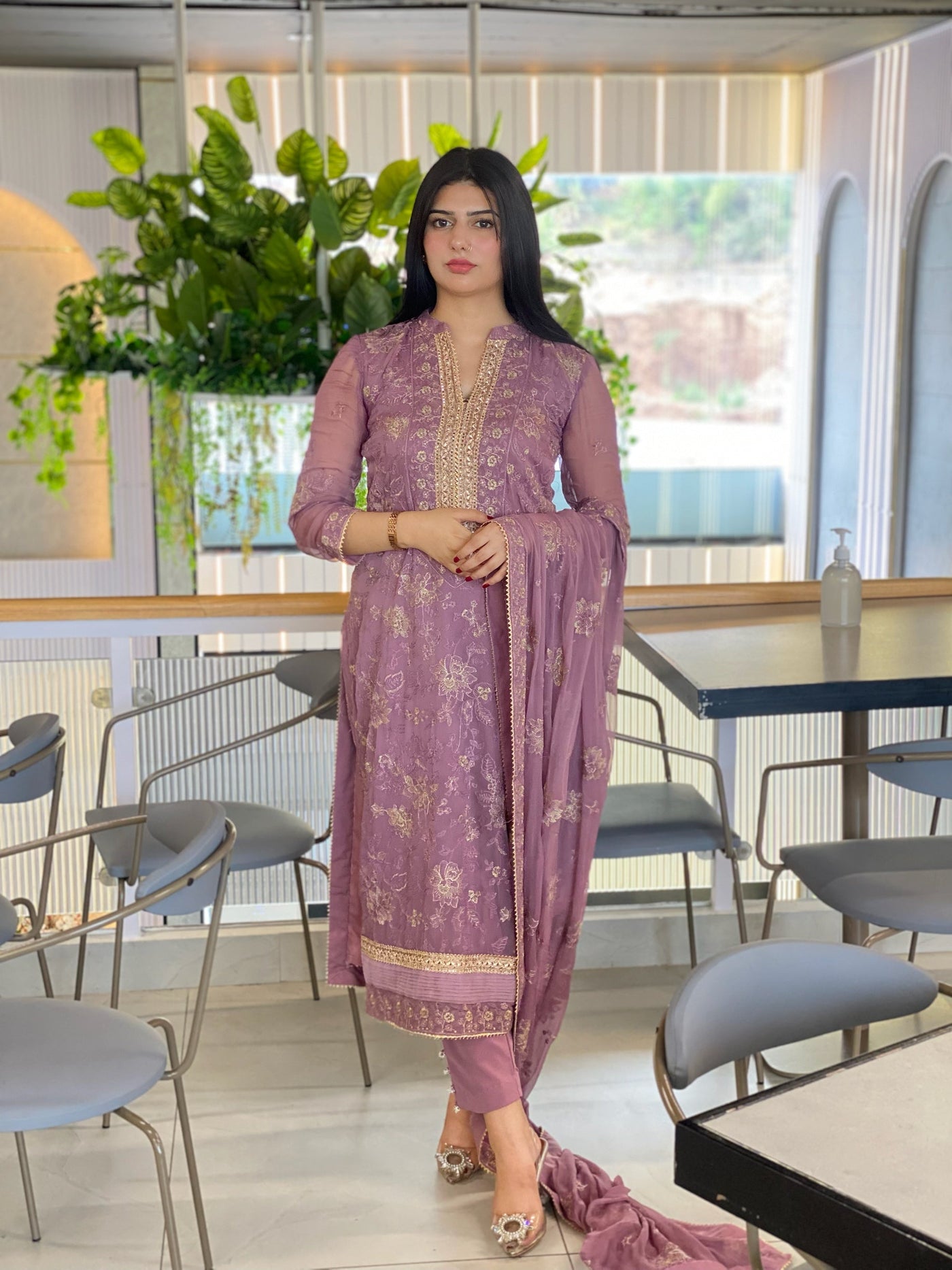 MBM-02 EMBROIDERED CHIFFON | 3 PCS