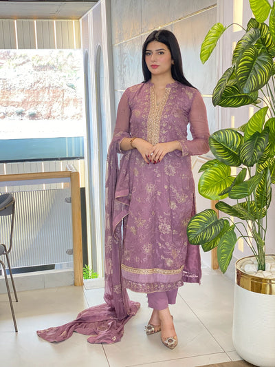 MBM-02 EMBROIDERED CHIFFON | 3 PCS